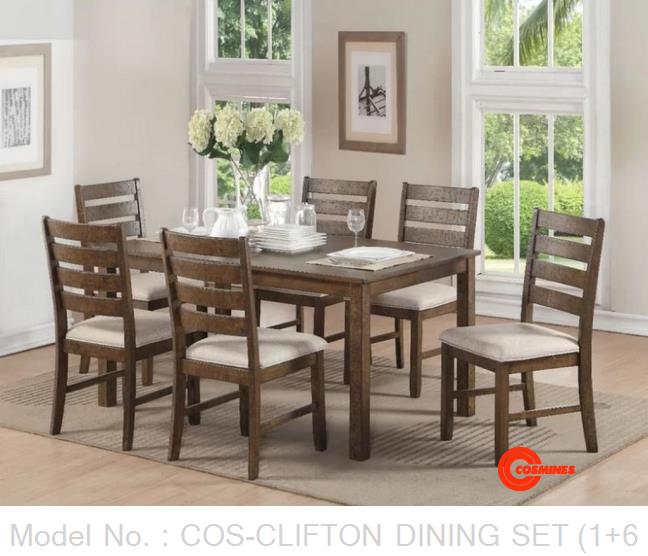 COS-CLIFTON DINING SET (1+6)